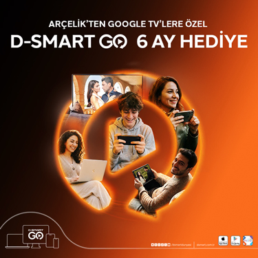 Arçelik’ten Akıllı TV Alanlara D-Smart GO 6 Ay Ücretsiz!