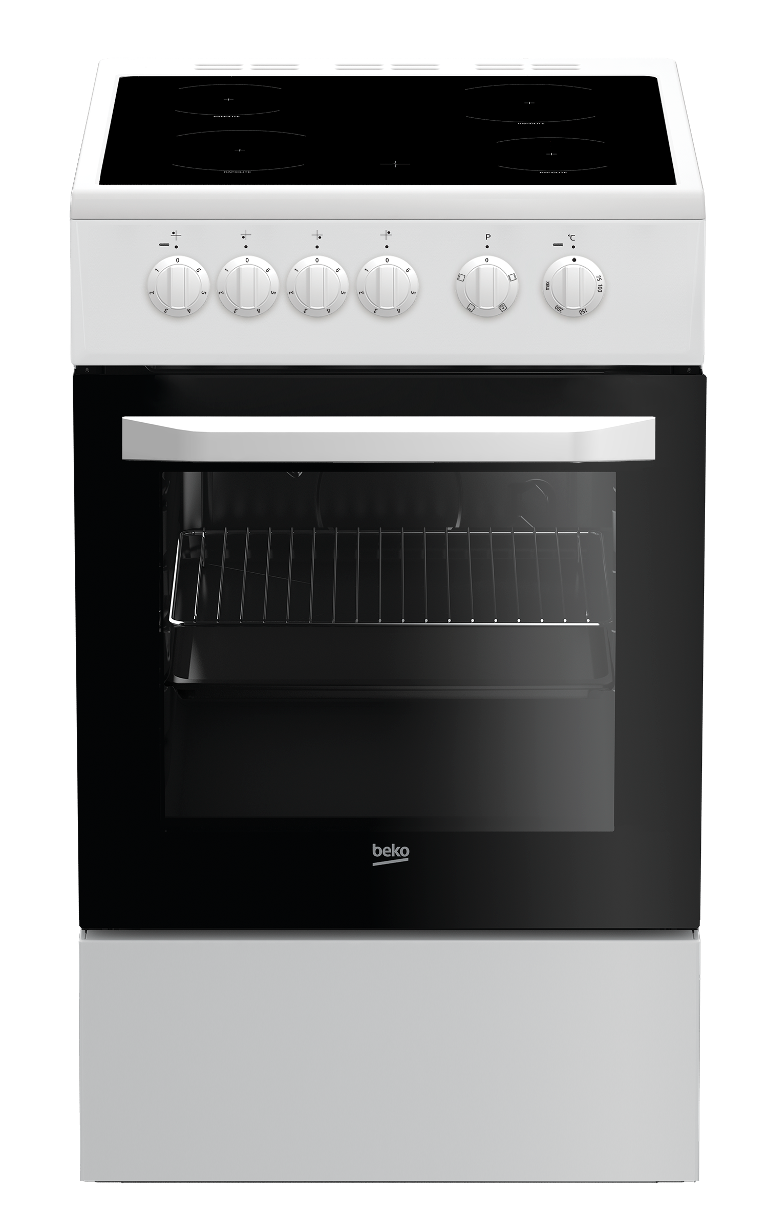 Электрическая плита, 50 см | FFSS57000W | BEKO